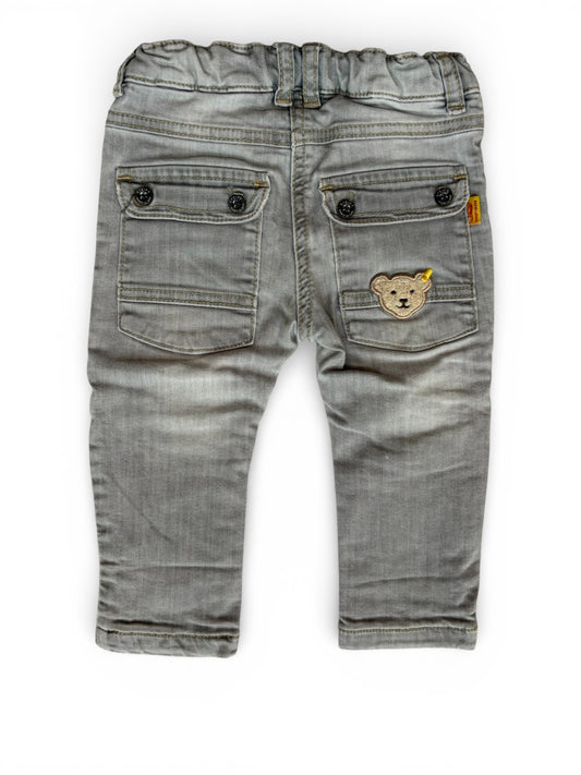 Steiff Grey Lined Jeans (9M / 74)