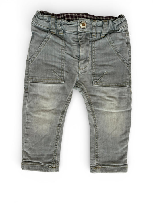 Steiff Grey Lined Jeans (9M / 74)