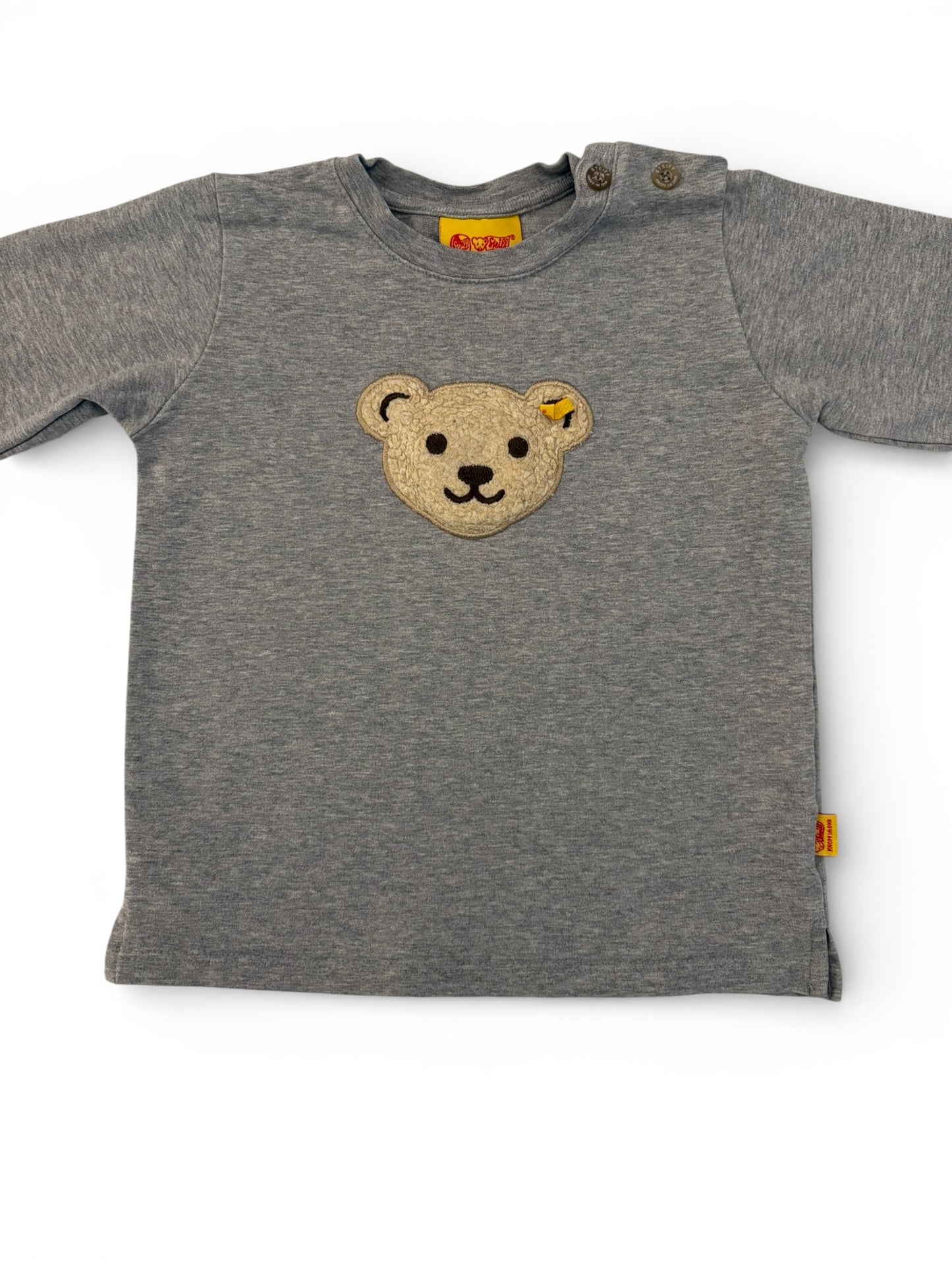 Haut à manches longues Steiff Ours Gris (18M / 86)