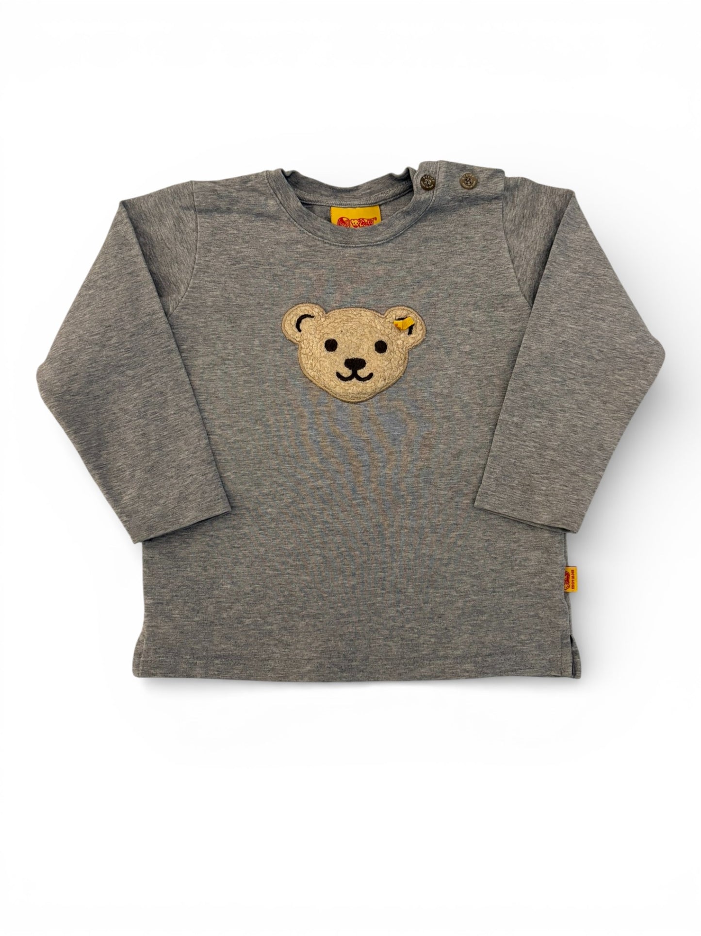 Haut à manches longues Steiff Ours Gris (18M / 86)