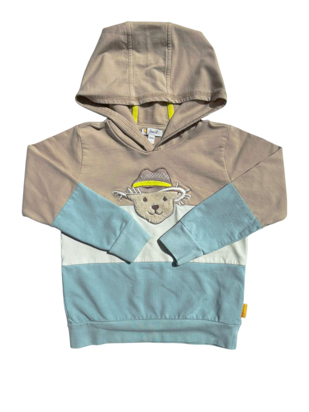 Steiff Bear Colorblock Hoodie size 4Y - second hand baby clothing