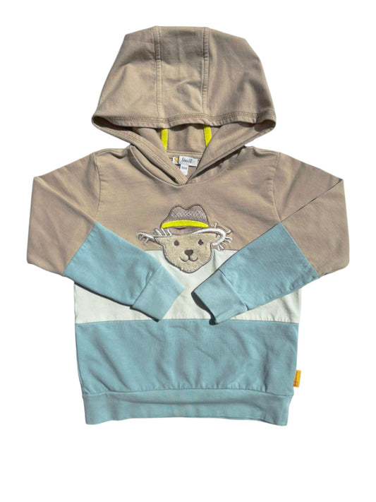 Steiff Bear Colorblock Hoodie size 4Y - second hand baby clothing