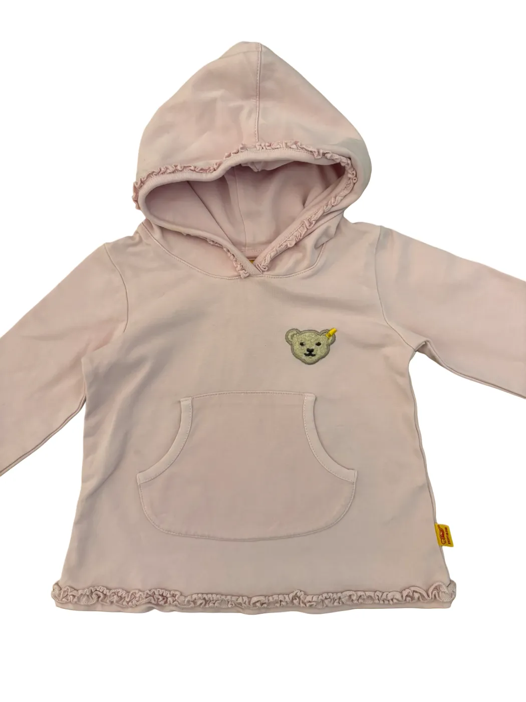 Steiff Pink Ruffled Hoodie (2Y)