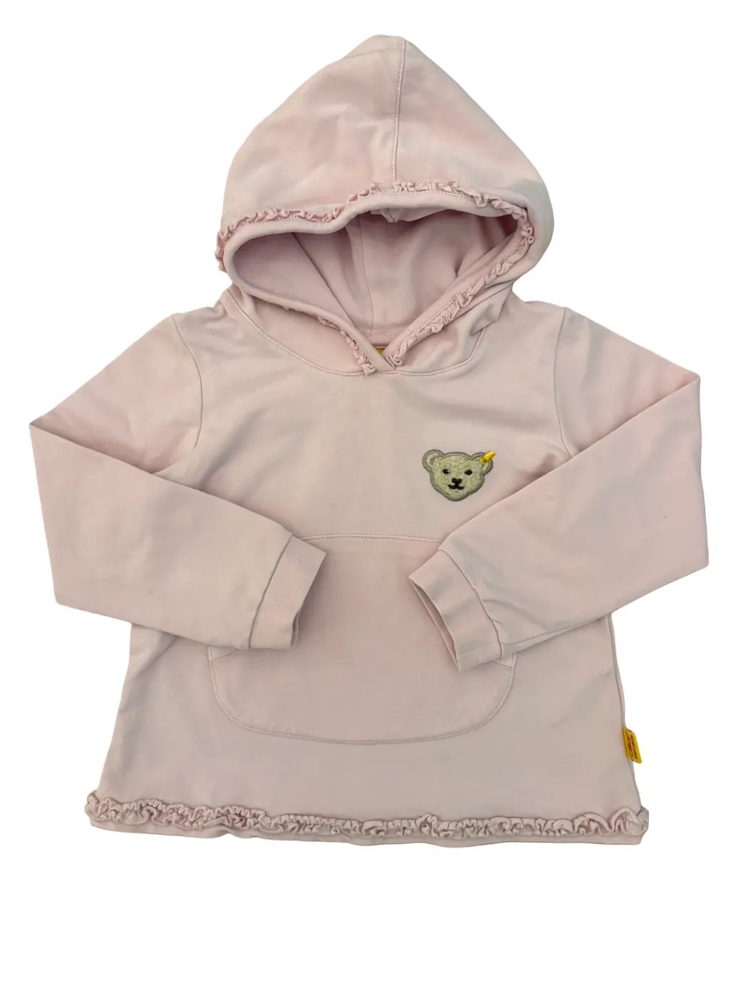 Steiff Pink Ruffled Hoodie (2Y)