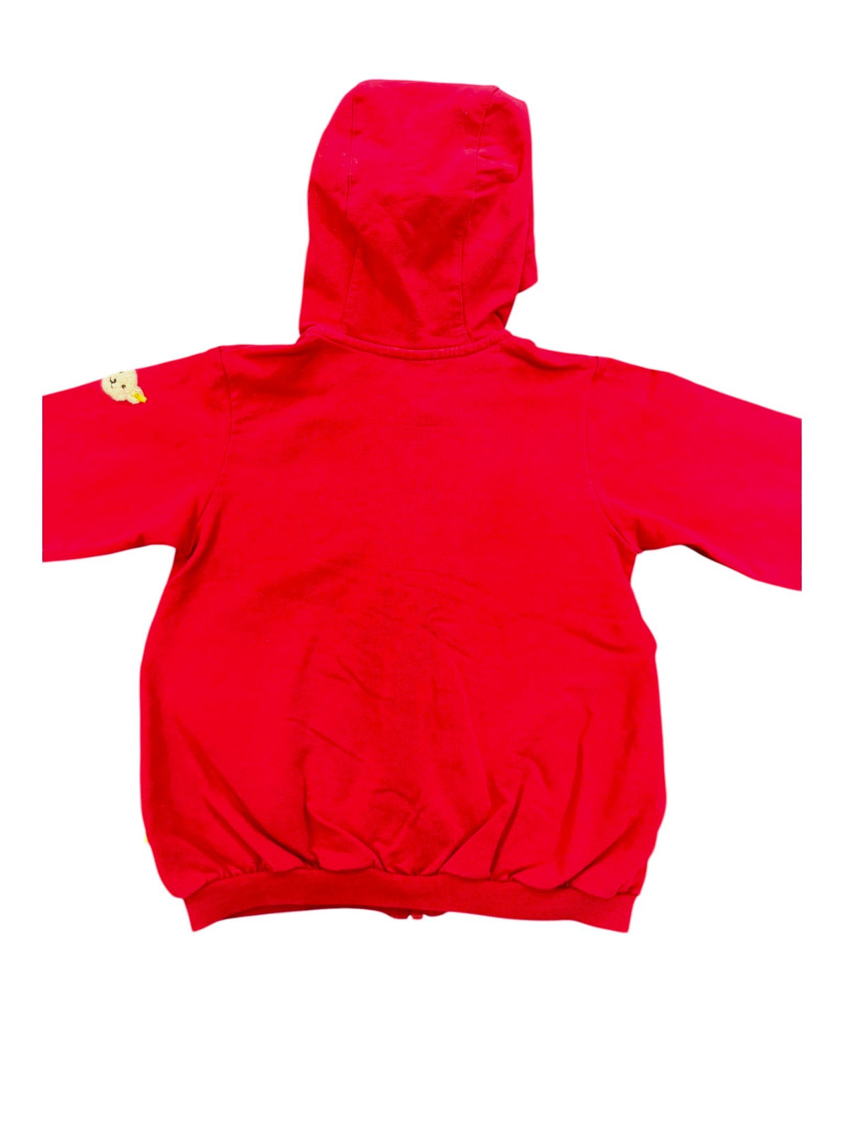 Steiff Red Hooded Zip Jacket (18M) - second hand baby clothing