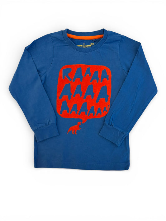 Stones and Bones Blue Dinosaur RAAA Shirt (4Y / 104)