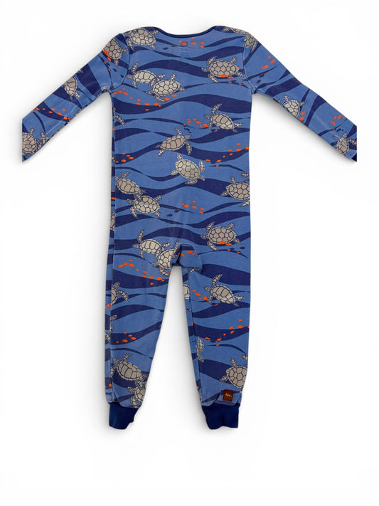 Tea Collection Blue Turtles Sleeper (18-24M)