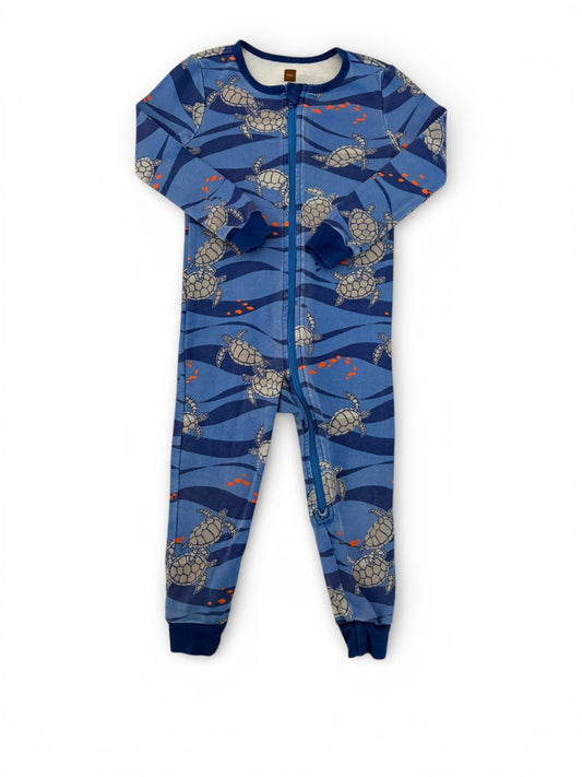Tea Collection Blue Turtles Sleeper (18-24M)