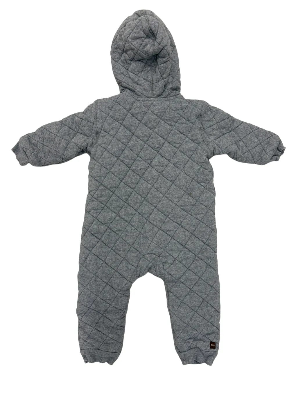 Tea Grey Quilted Pram Suit (12M)