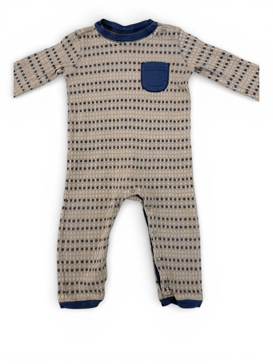 Tea Collection Waffle Romper (12-18M)