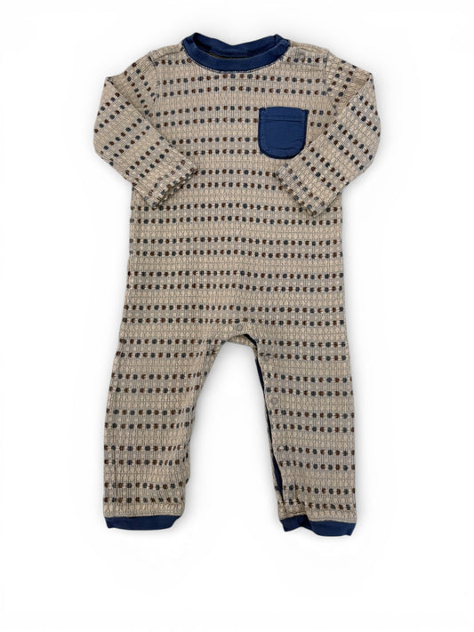 Tea Collection Waffle Romper (12-18M)