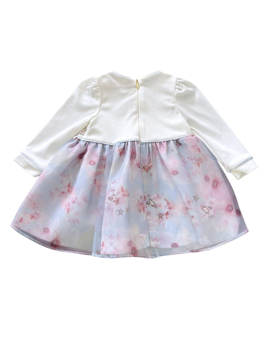 Ted Baker White Floral Organza Dress size 36M - second hand baby clothing