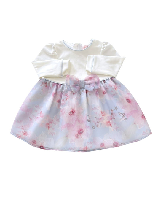 Ted Baker White Floral Organza Dress size 36M - second hand baby clothing