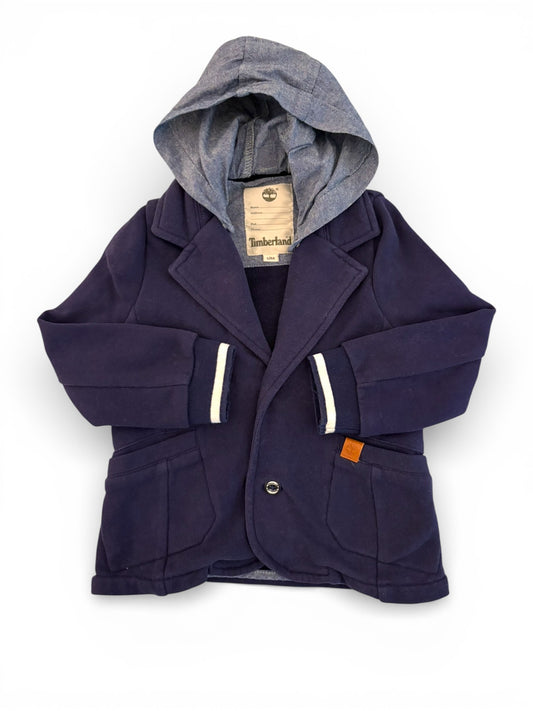 Timberland Navy Hooded Blazer (2Y / 86)