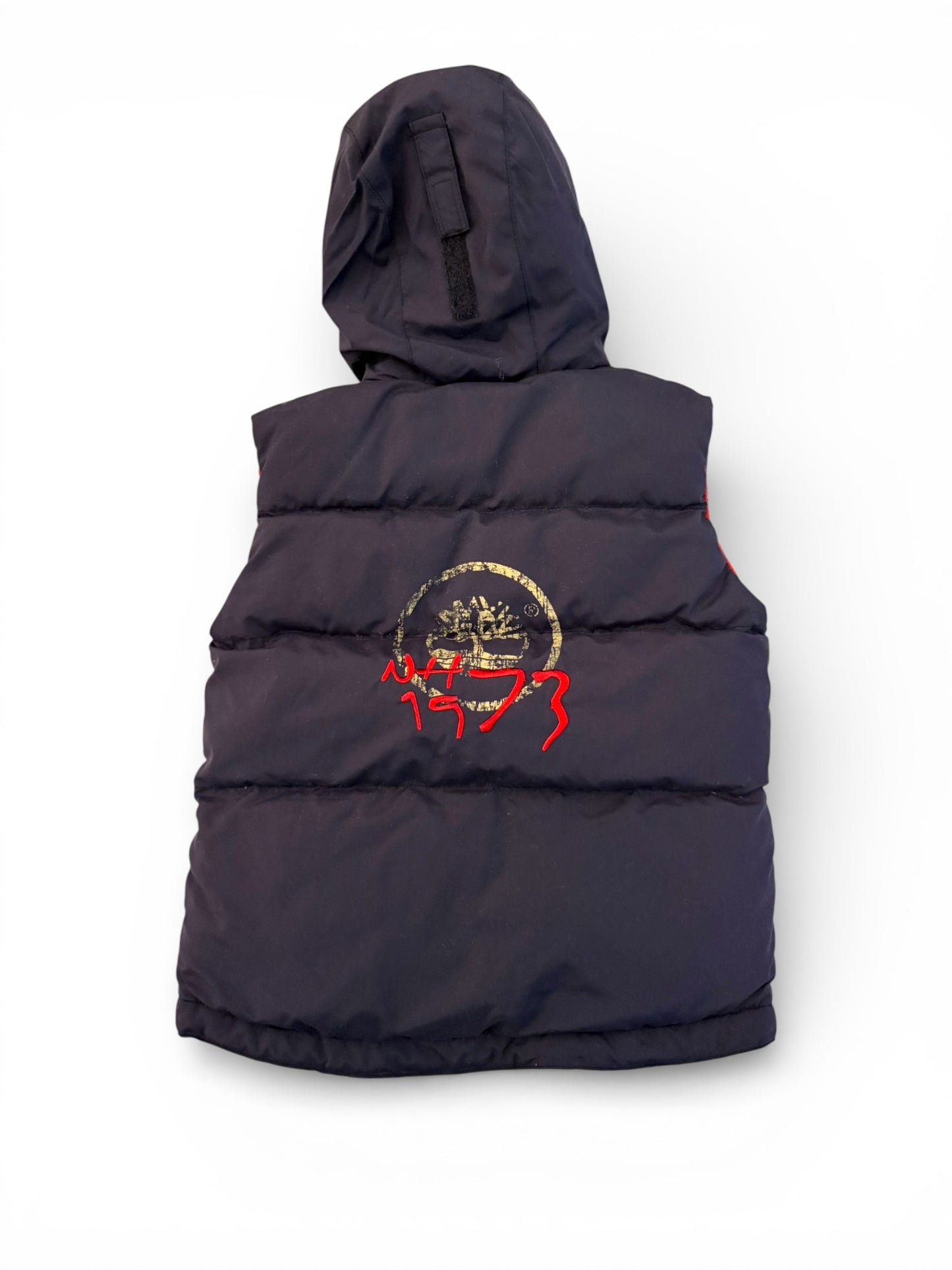 Doudoune sans manches à capuche Timberland bleu marine (18M)