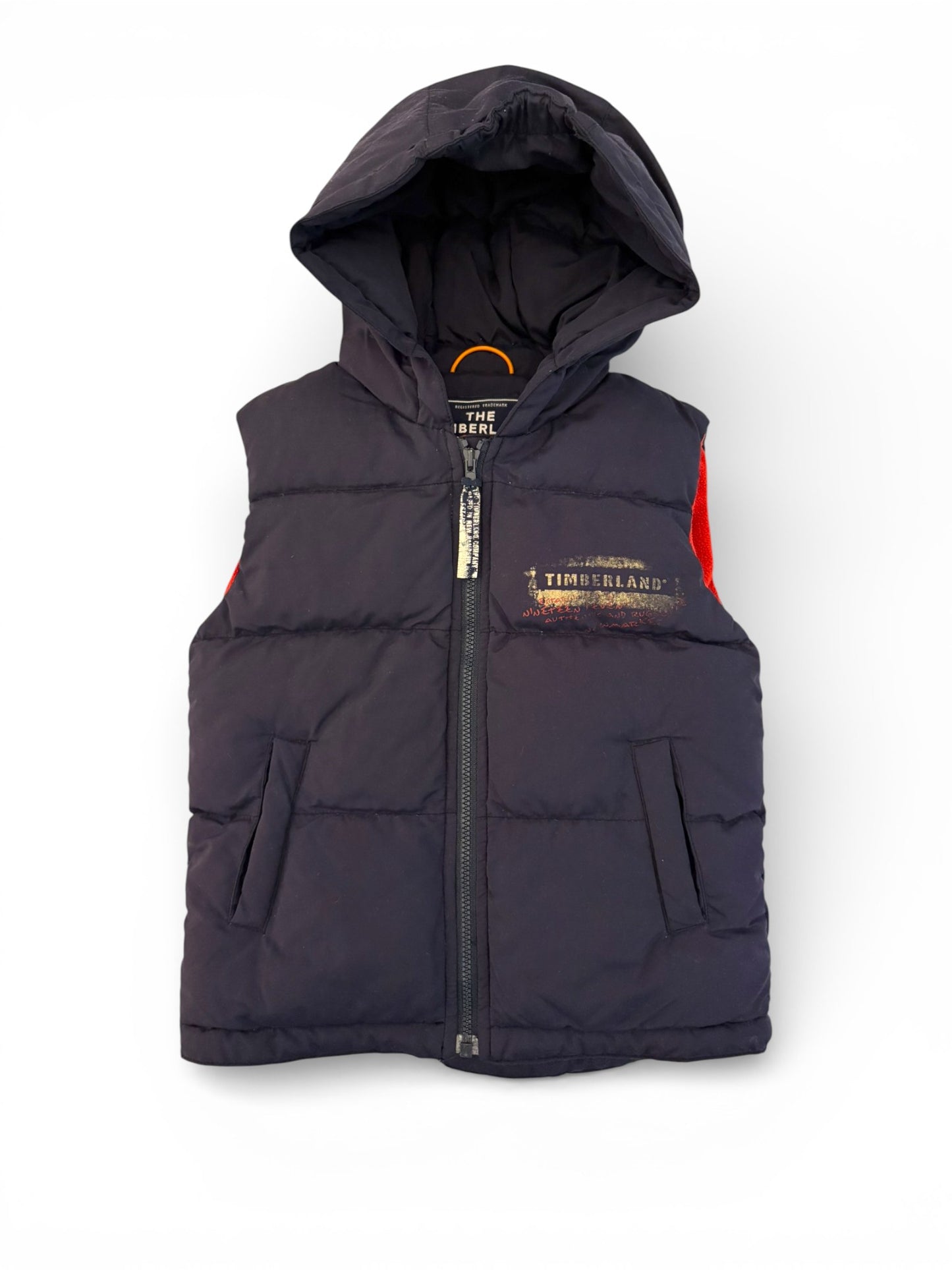 Doudoune sans manches à capuche Timberland bleu marine (18M)