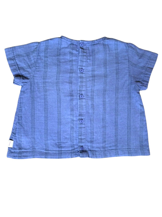 Kurzarmhemd „Periwinkle“ von Tiny Cottons (24M)