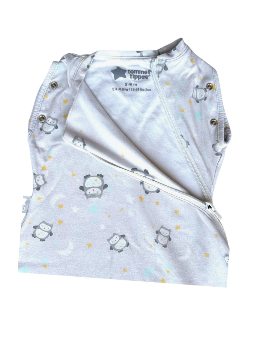 Tommee Tippee Grey Sleep Sack size 3-6M - second hand baby clothing
