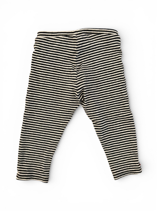 Tommy Hilfiger Leggings mit marineblauen und weißen Streifen (9M / 74)