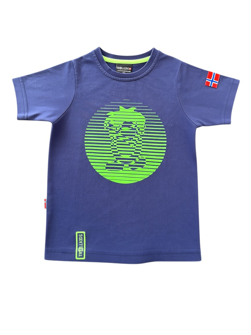 Trollkids Navy T-Shirt (3Y / 98)