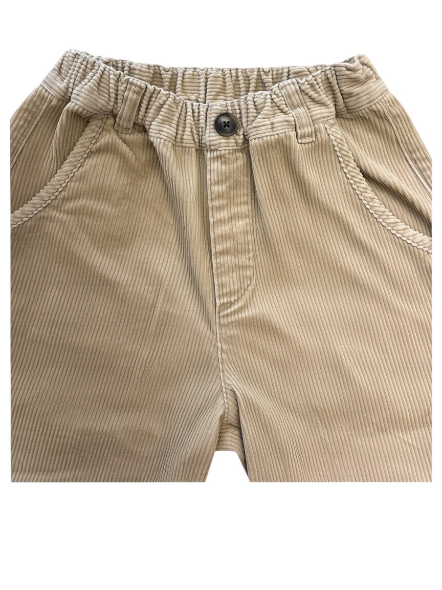 Uniqlo Unisex Khaki Corduroy Trousers, 18-24M