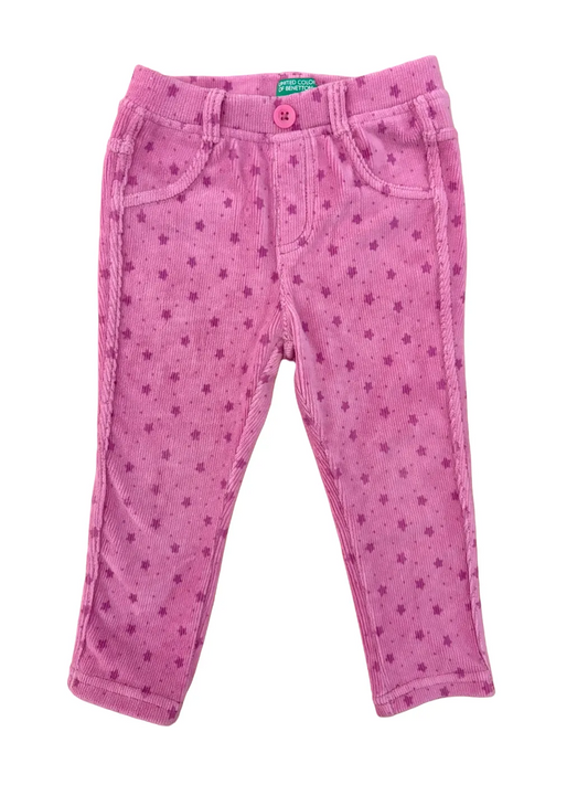 United Colors of Benetton Pink Corduroy Pants (18-24M)