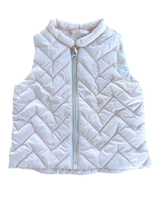 United Colors of Benetton Hellrosa Puffer-Weste (6-9M)