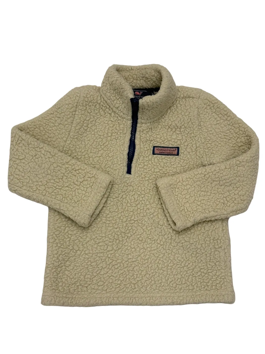Vineyard Vines Beige Fleece Jacket (4Y)