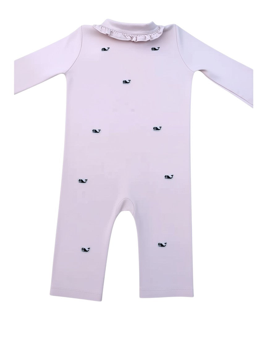 Vineyard Vines Pink Whale Romper size 12-18M - second hand baby clothing