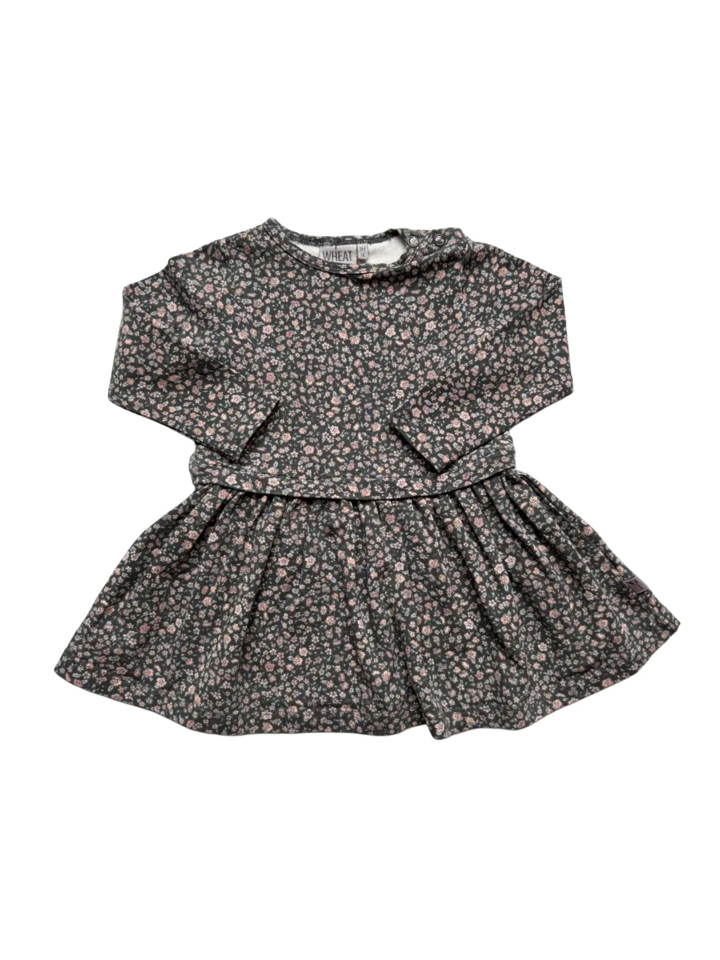 Wheat Floral Dress (9M)
