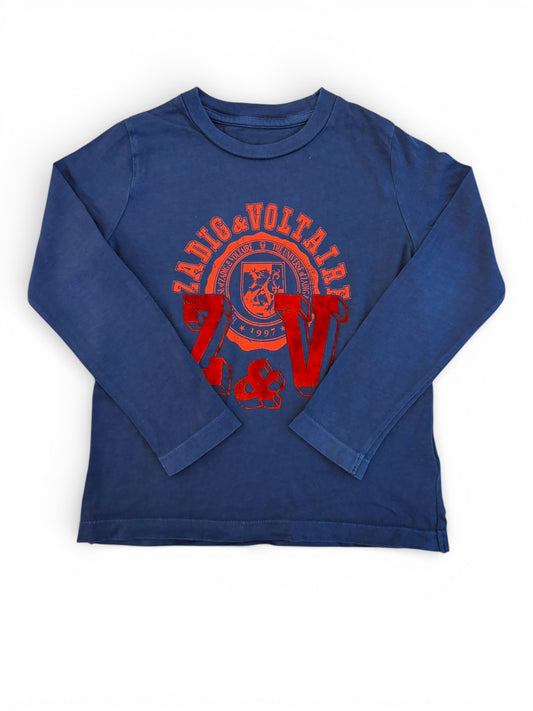 Zadig & Voltaire Blue Crest Logo Shirt (5Y / 108)