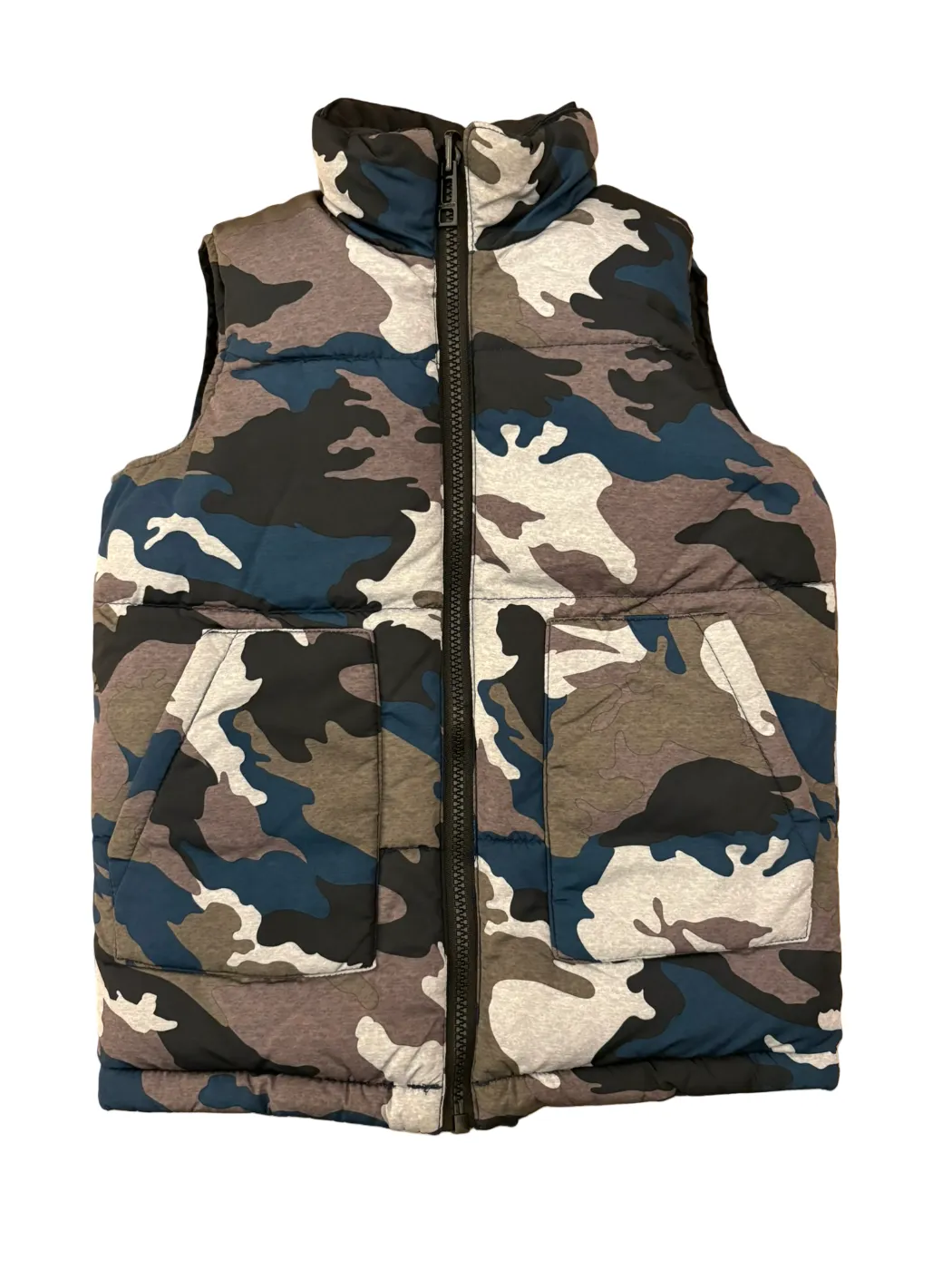 Zadig & Voltaire Navy Camo Reversible Gilet (6Y / 114)