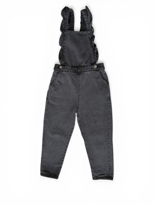 Zara Black Denim Overalls (4-5Y)