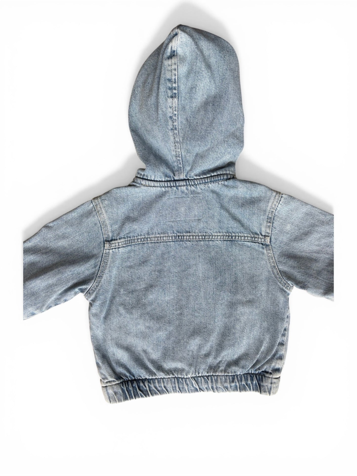 Zara Denim Hooded Jacket (12-18M)