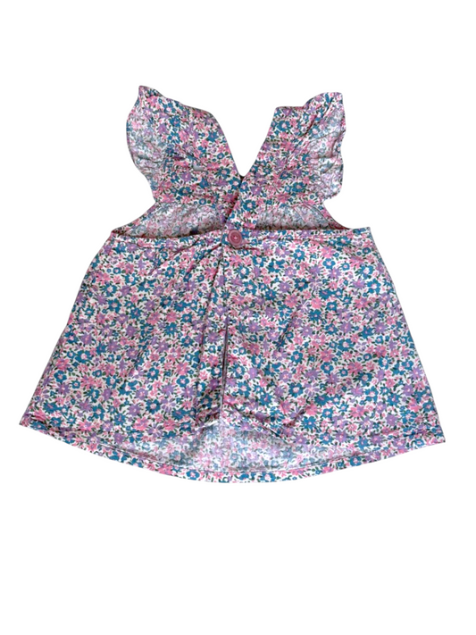 Zara Pink Floral Dress Skirt Set size 18-24M / 92 - second hand baby clothing
