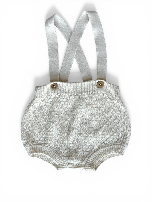 Zara White Knitted Bloomers (1-3M)